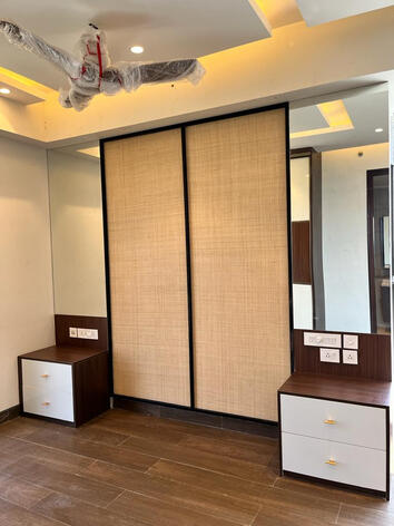 False Ceiling with Back Panel